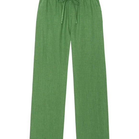 NWT - NATION LTD Lucia Tie Waist Pants, Size Medium, Green - Picture 4 of 6